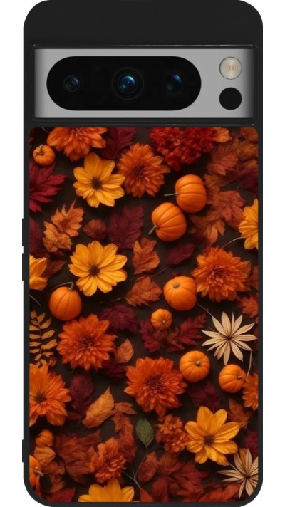 Coque Google Pixel 8 Pro - Silicone rigide noir Autumn 2024 potpourri