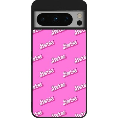 Coque Google Pixel 8 Pro - Silicone rigide noir Barbie Pattern