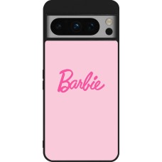 Coque Google Pixel 8 Pro - Silicone rigide noir Barbie Text