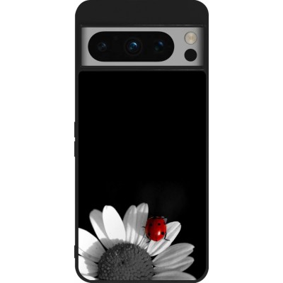 Coque Google Pixel 8 Pro - Silicone rigide noir Black and white Cox