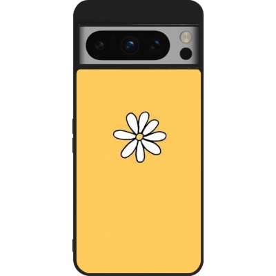 Coque Google Pixel 8 Pro - Silicone rigide noir Easter 2023 daisy