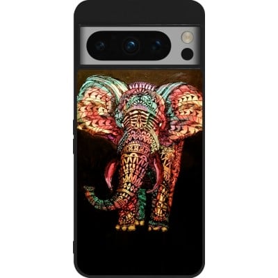 Coque Google Pixel 8 Pro - Silicone rigide noir Elephant 02