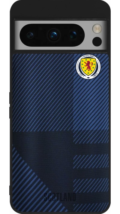 Google Pixel 8 Pro Case Hülle - Silikon schwarz Schottland personalisierbares Fussballtrikot