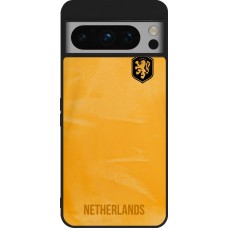 Coque Google Pixel 8 Pro - Silicone rigide noir Maillot de football Pays-Bas 2022 personnalisable