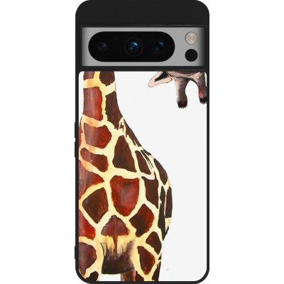 Coque Google Pixel 8 Pro - Silicone rigide noir Giraffe Fit