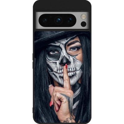 Coque Google Pixel 8 Pro - Silicone rigide noir Halloween 18 19