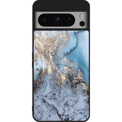 Coque Google Pixel 8 Pro - Silicone rigide noir Marble 04