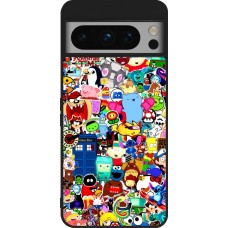 Coque Google Pixel 8 Pro - Silicone rigide noir Mixed cartoons