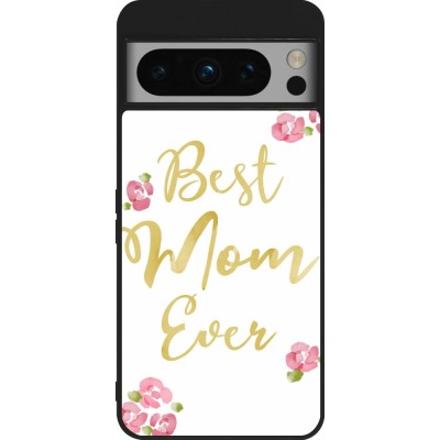 Coque Google Pixel 8 Pro - Silicone rigide noir Mom 2024 best Mom ever