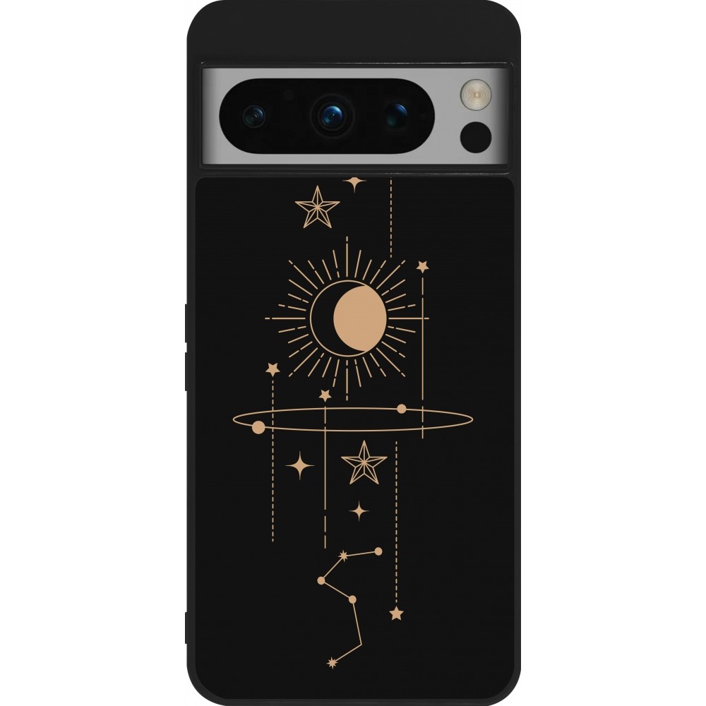 Google Pixel 8 Pro Case Hülle - Silikon schwarz Spring 23 astro