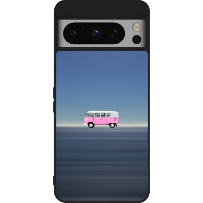 Coque Google Pixel 8 Pro - Silicone rigide noir Spring 23 pink bus