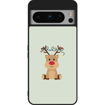 Coque Google Pixel 8 Pro - Silicone rigide noir Christmas 22 baby reindeer