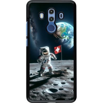 Coque Huawei Mate 10 Pro - Astro Suisse sur lune