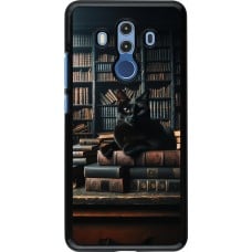 Coque Huawei Mate 10 Pro - Chat livres sombres