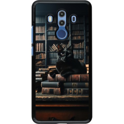 Coque Huawei Mate 10 Pro - Chat livres sombres