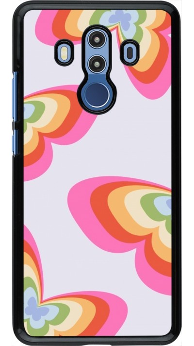 Coque Huawei Mate 10 Pro - Easter 2024 rainbow butterflies