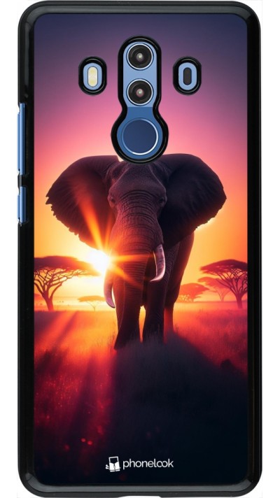 Coque Huawei Mate 10 Pro - Elephant Sunrise Beauty