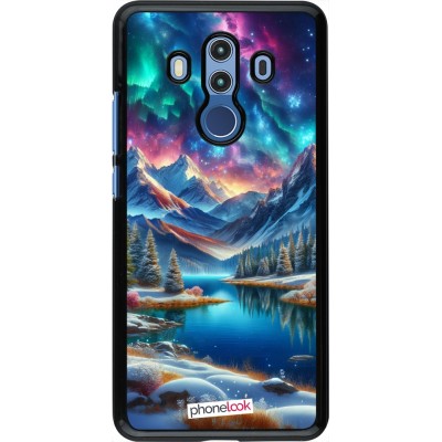 Coque Huawei Mate 10 Pro - Fantasy Mountain Lake Sky Stars