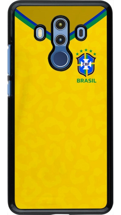 Coque Huawei Mate 10 Pro - Maillot de football Brésil 2022 personnalisable