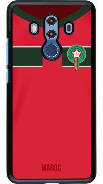 Coque Huawei Mate 10 Pro - Maillot de football Maroc 2022 personnalisable