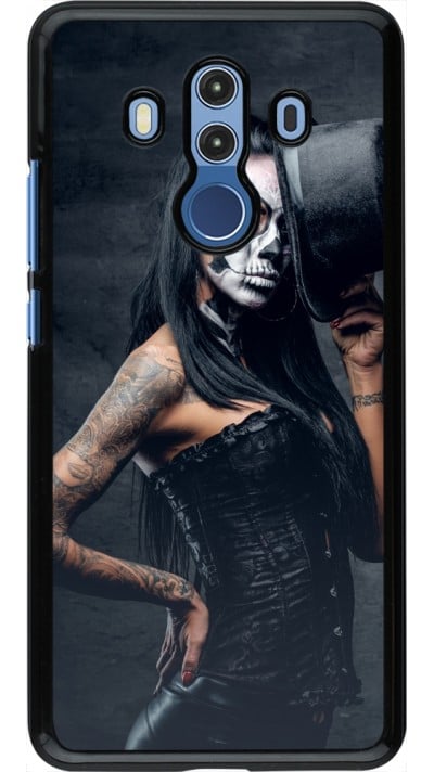 Coque Huawei Mate 10 Pro - Halloween 22 Tattooed Girl