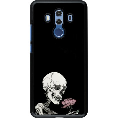 Coque Huawei Mate 10 Pro - Halloween 2023 rose and skeleton