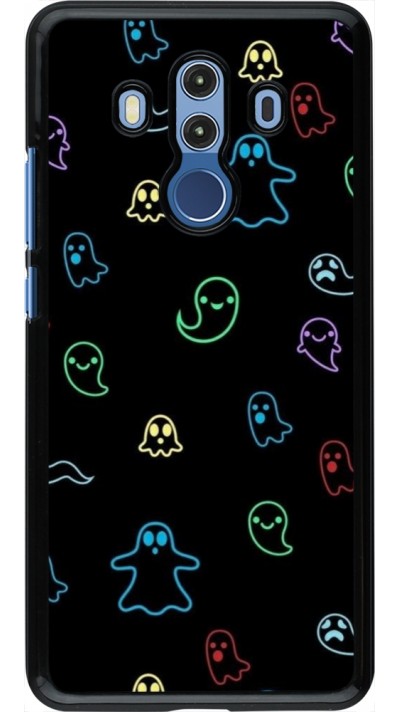 Coque Huawei Mate 10 Pro - Halloween 2024 colorful ghosts