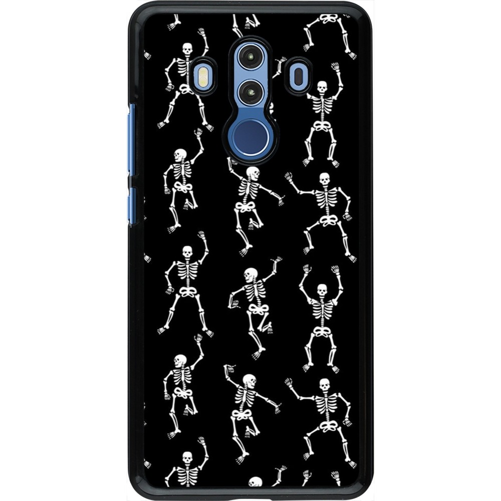 Coque Huawei Mate 10 Pro - Halloween 2024 dancing skeleton