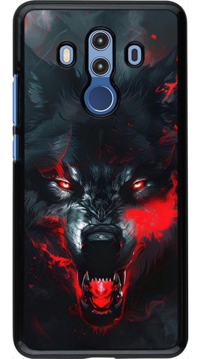 Coque Huawei Mate 10 Pro - Halloween 2024 mad werewolf