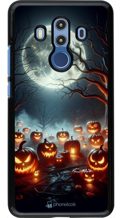 Coque Huawei Mate 10 Pro - Halloween 2024 Many Pumpkins