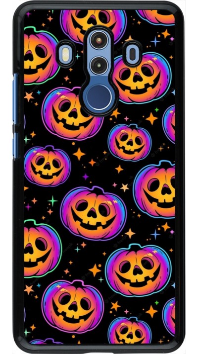 Coque Huawei Mate 10 Pro - Halloween 2024 rainbow pumpkins