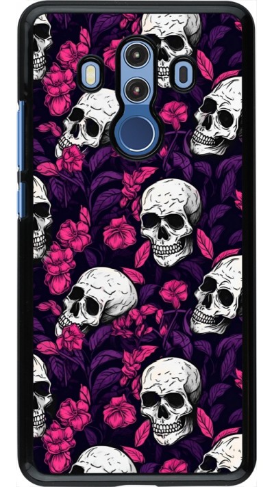 Coque Huawei Mate 10 Pro - Halloween 2024 romantic skulls