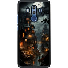 Coque Huawei Mate 10 Pro - Halloween 2024 scary town