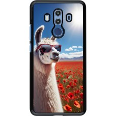 Coque Huawei Mate 10 Pro - Lama Chic en Coquelicot