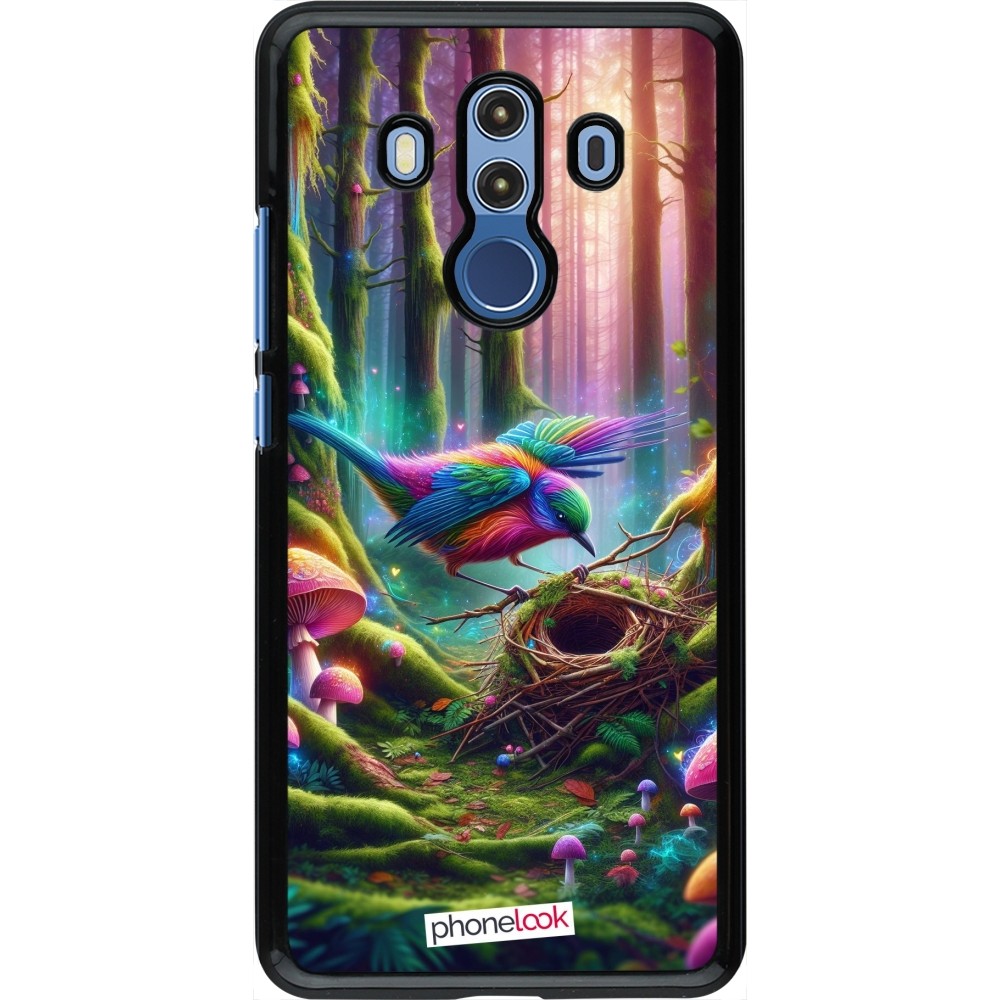 Coque Huawei Mate 10 Pro - Oiseau Nid Forêt