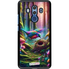 Coque Huawei Mate 10 Pro - Oiseau Nid Forêt