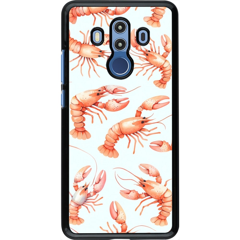 Coque Huawei Mate 10 Pro - Pattern de homards pastels