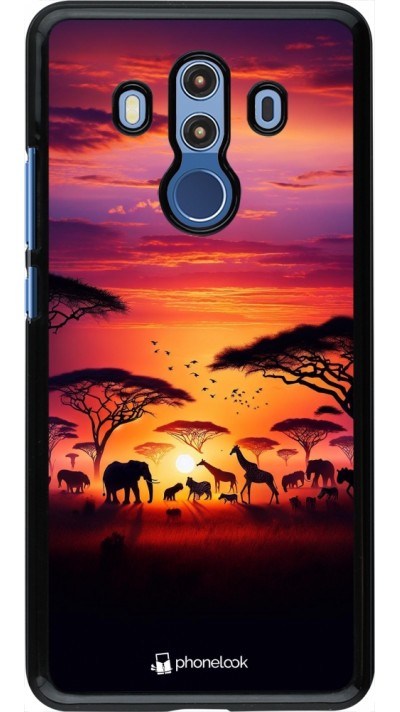 Coque Huawei Mate 10 Pro - Safari sunset wildlife