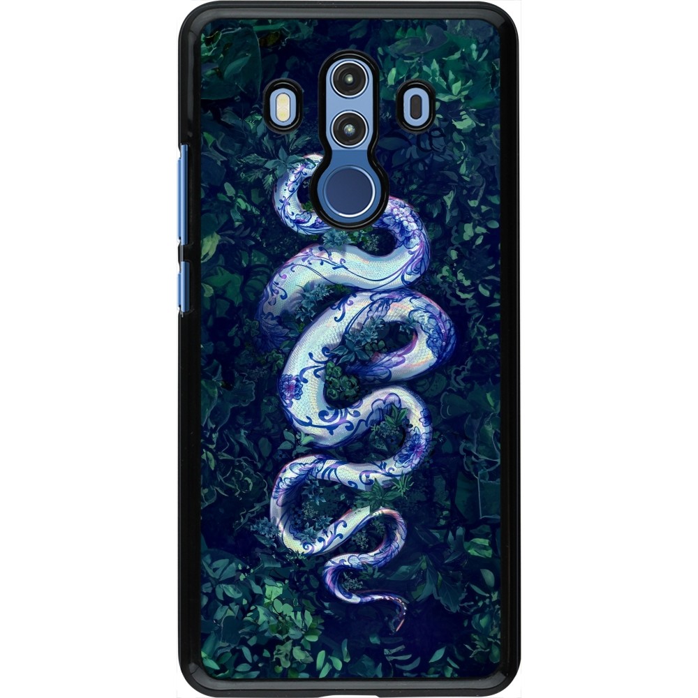 Coque Huawei Mate 10 Pro - Serpent Blue Anaconda