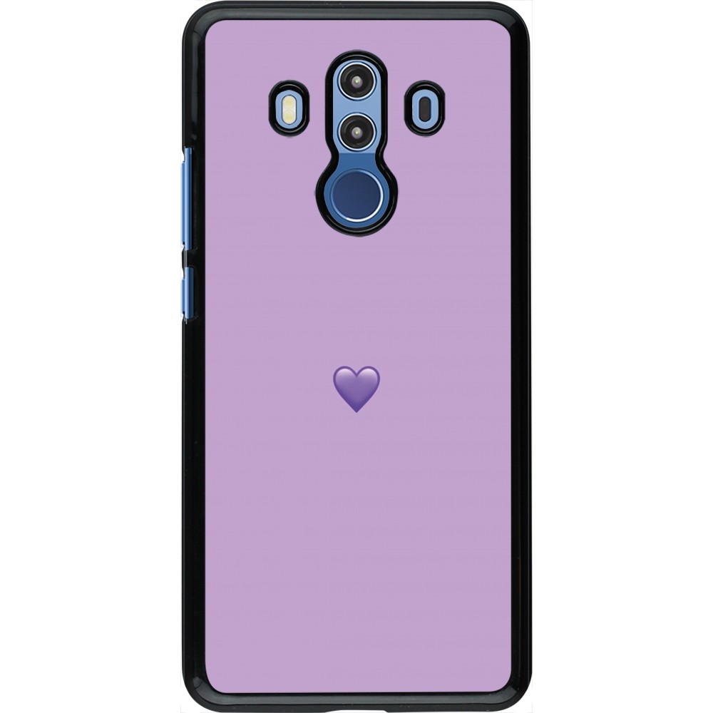 Coque Huawei Mate 10 Pro - Valentine 2023 purpule single heart