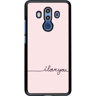 Coque Huawei Mate 10 Pro - Valentine 2023 i love you writing