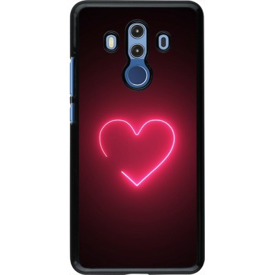 Coque Huawei Mate 10 Pro - Valentine 2023 single neon heart