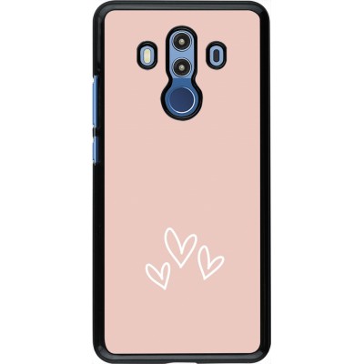 Coque Huawei Mate 10 Pro - Valentine 2023 three minimalist hearts