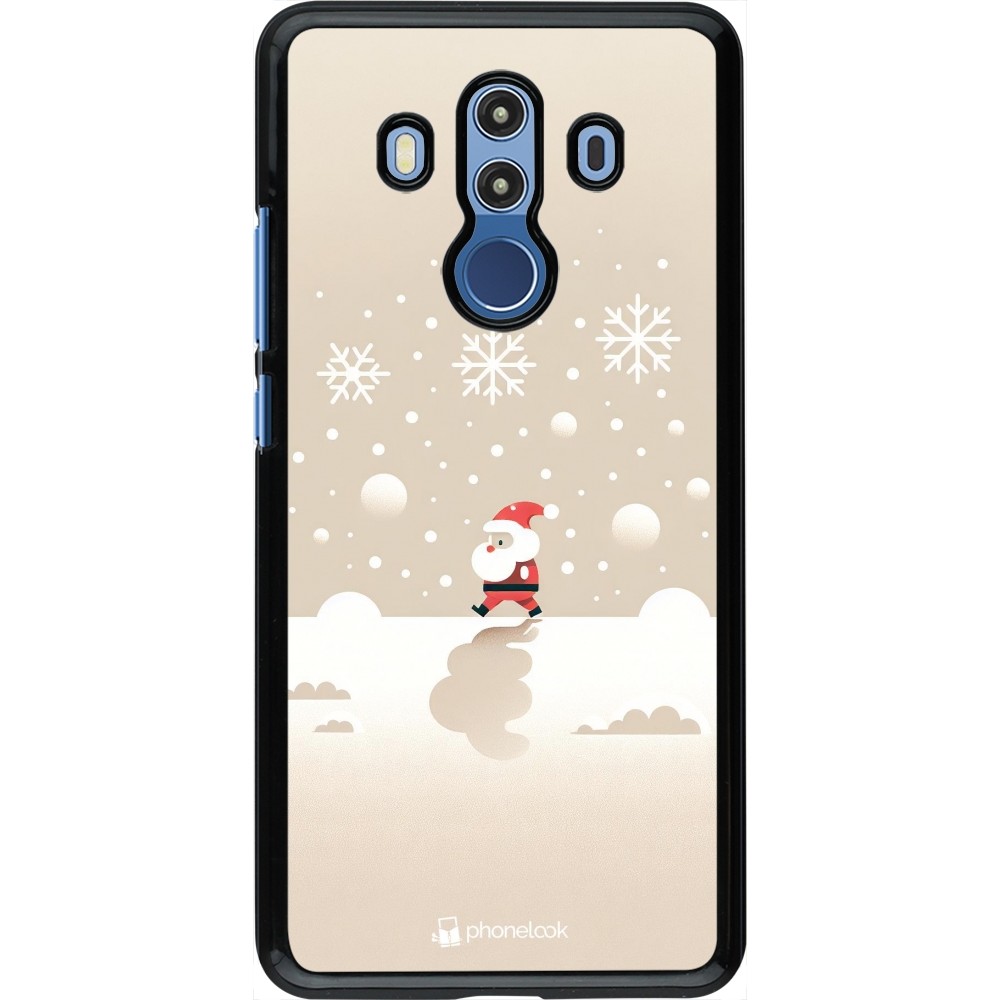 Coque Huawei Mate 10 Pro - Noël 2023 Minimalist Santa