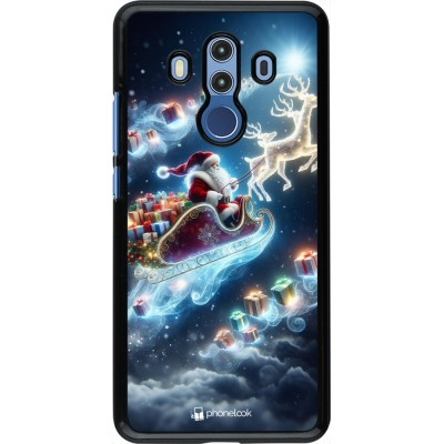 Coque Huawei Mate 10 Pro - Noël 2023 Père Noël enchanté