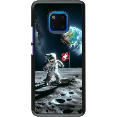 Coque Huawei Mate 20 Pro - Astro Suisse sur lune