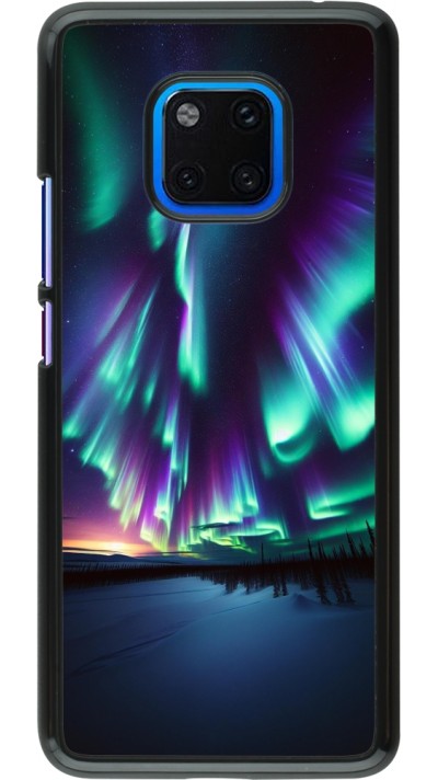 Coque Huawei Mate 20 Pro - Aurore Boréale Étincelante