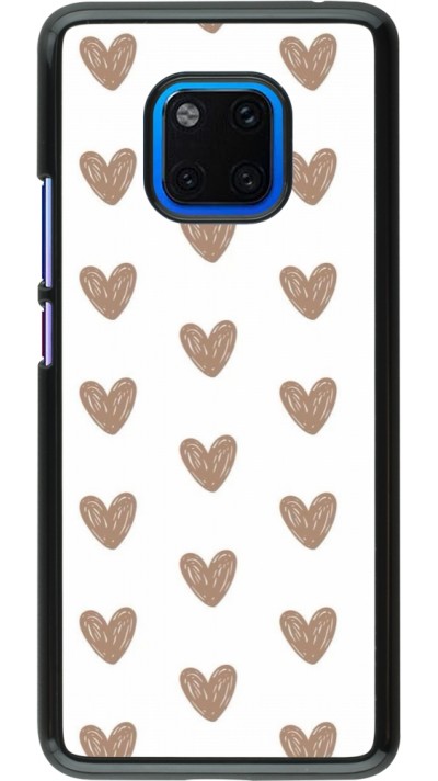 Coque Huawei Mate 20 Pro - Autumn 2024 brown hearts