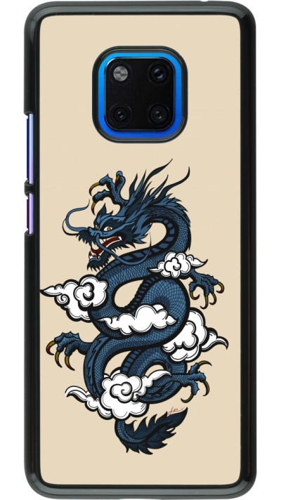 Coque Huawei Mate 20 Pro - Blue Dragon Tattoo