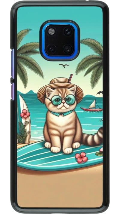 Coque Huawei Mate 20 Pro - Chat Surf Style